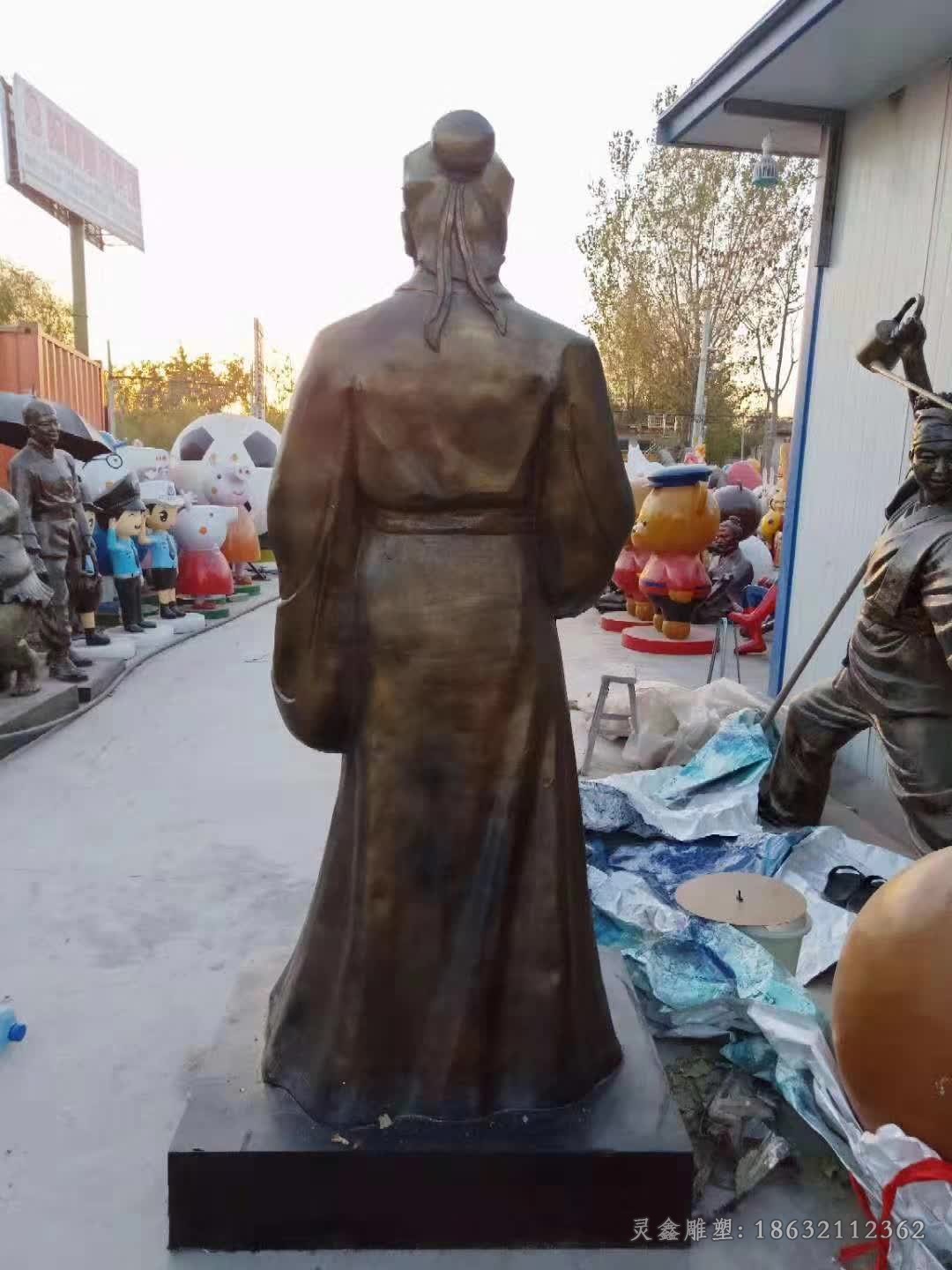 医学家华佗商场铜雕