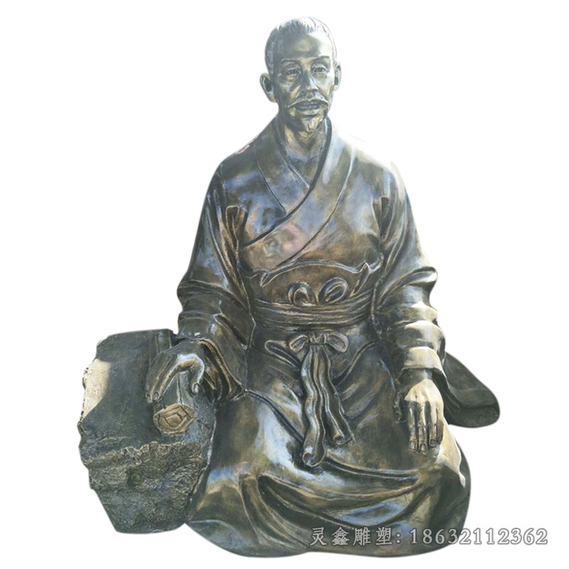 古代名医张仲景小区铜雕