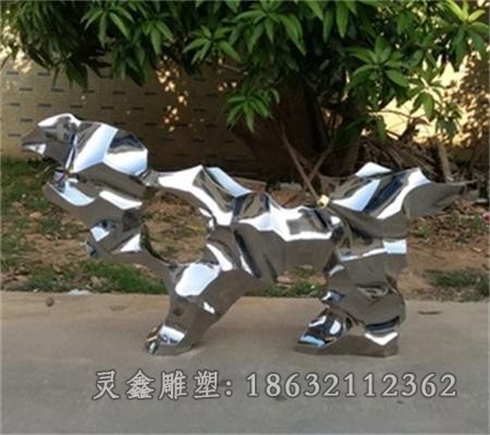 不锈钢太湖石抽象雕塑