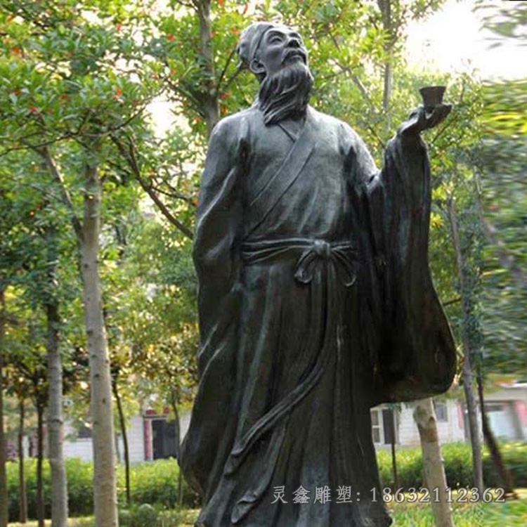 宋代文学家苏轼人物铜雕