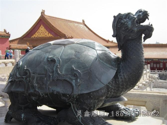 招财龙龟商场景观铜雕