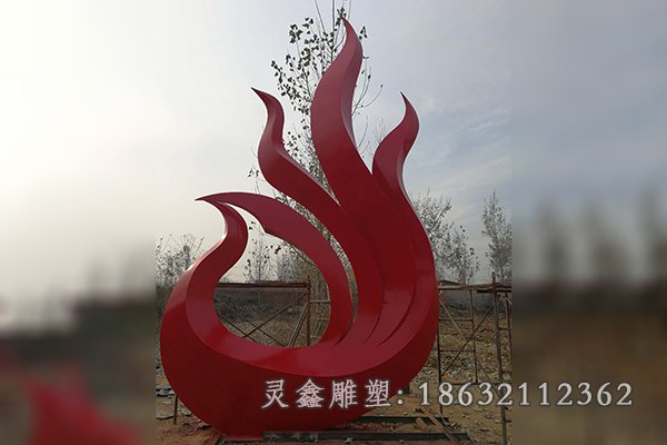 不锈钢彩绘凤凰动物雕塑