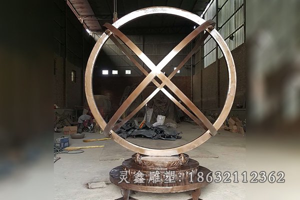 地动仪城市景观铜雕