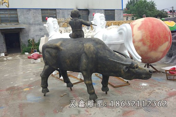 动物牛城市景观铜雕