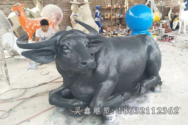 动物牛校园景观铜雕