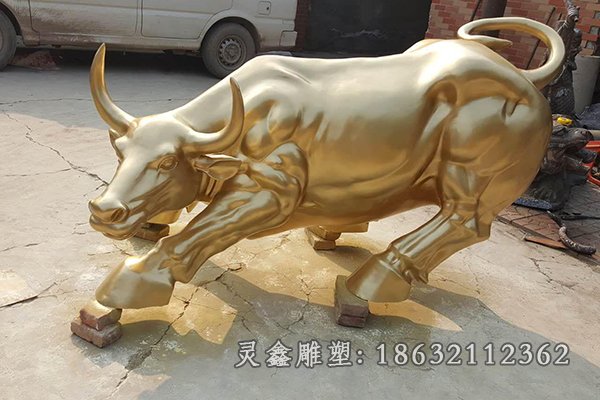 动物牛庭院景观铜雕
