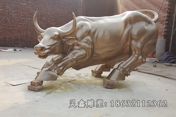 动物牛别墅景观铜雕