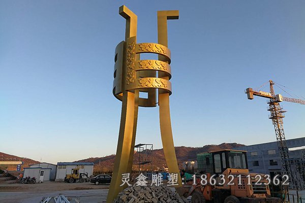 铜鼎园林景观铜雕