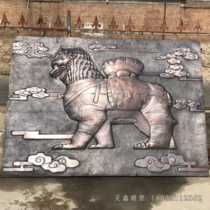 浮雕城市景观铜雕