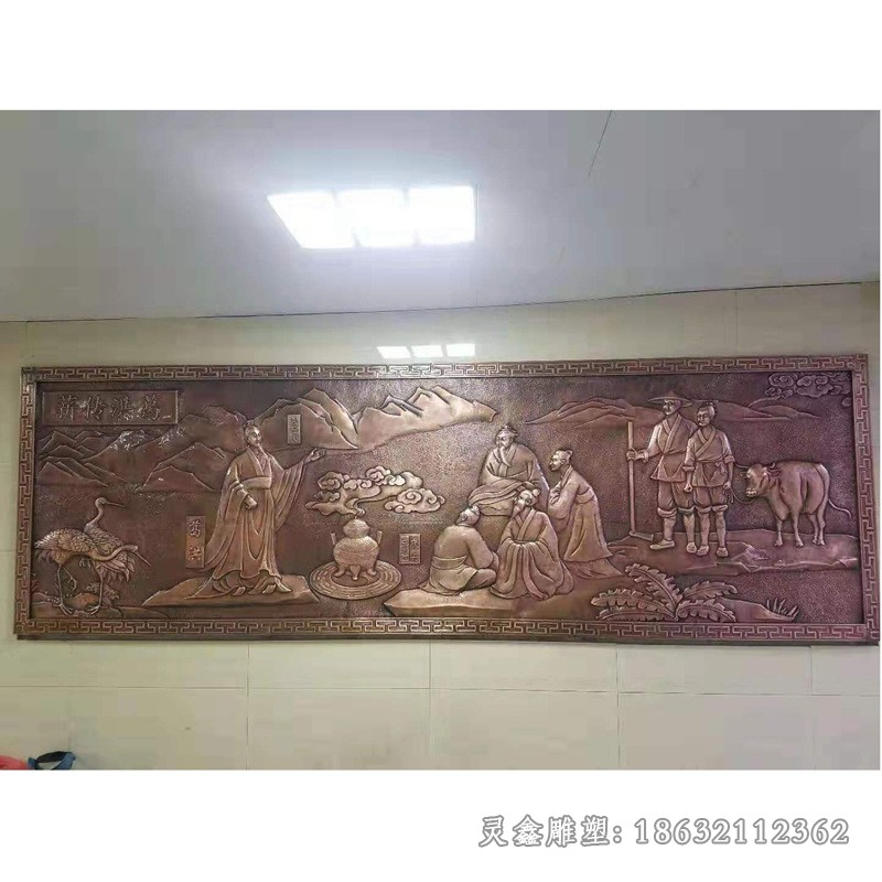 浮雕园林景观铜雕