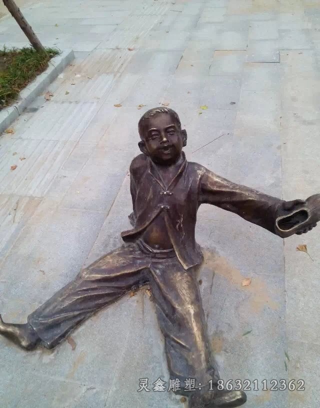 儿童铜雕，公园小品铜雕_看图王