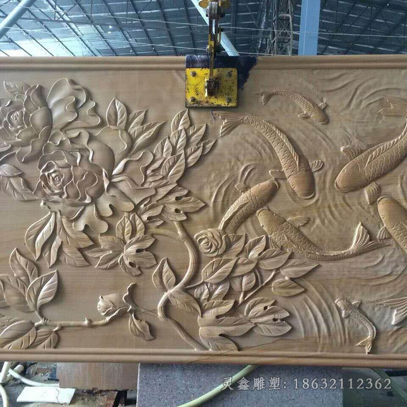 浮雕商场抽象景观铜雕