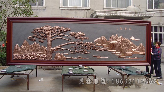 浮雕壁画庭院景观铜雕