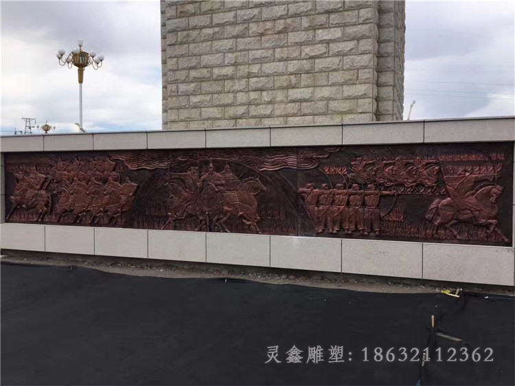 浮雕壁画别墅景观铜雕
