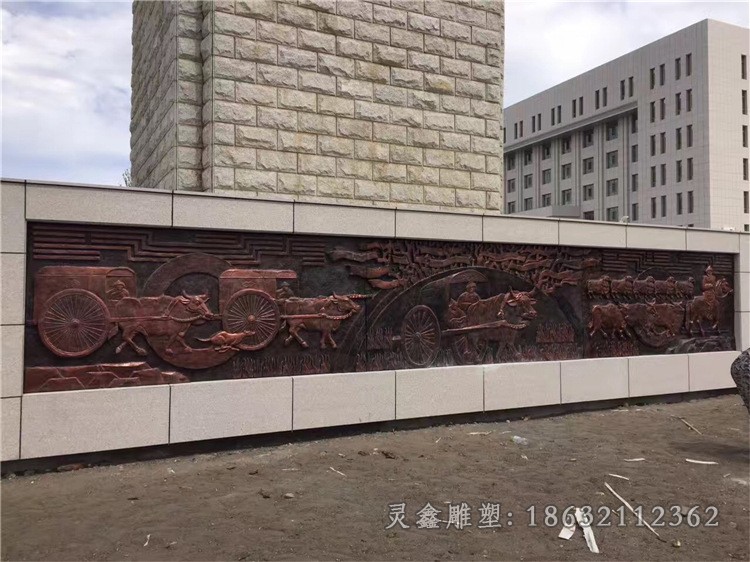 浮雕壁画别墅景观铜雕