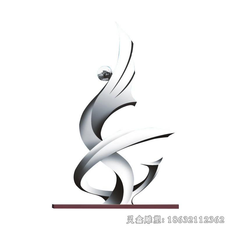 不锈钢科技之星园林雕塑