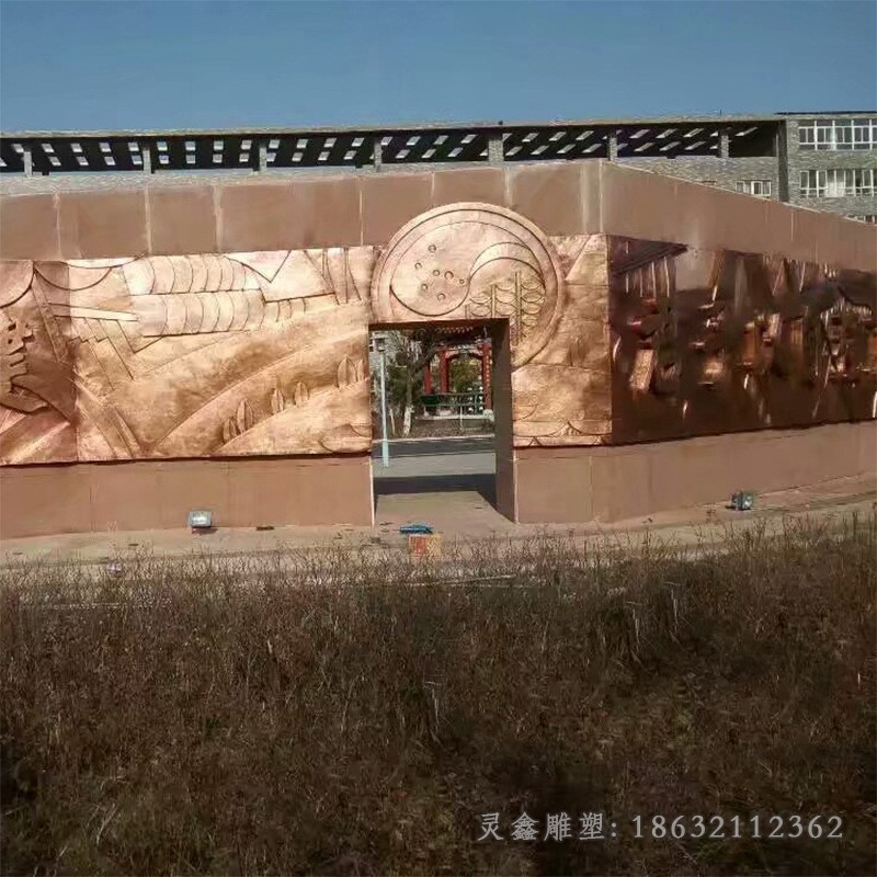 公园浮雕景观铜雕