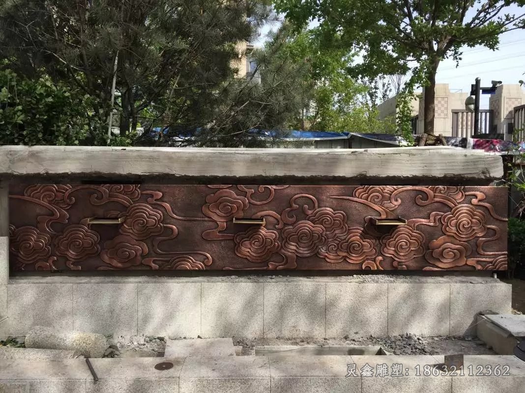 商场浮雕景观铜雕