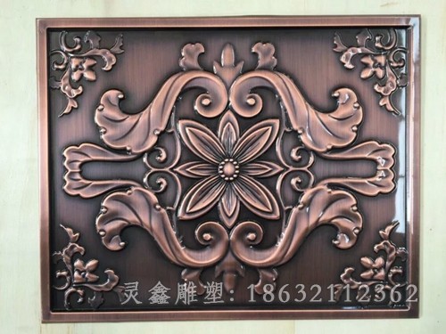 浮雕壁画别墅标志铜雕