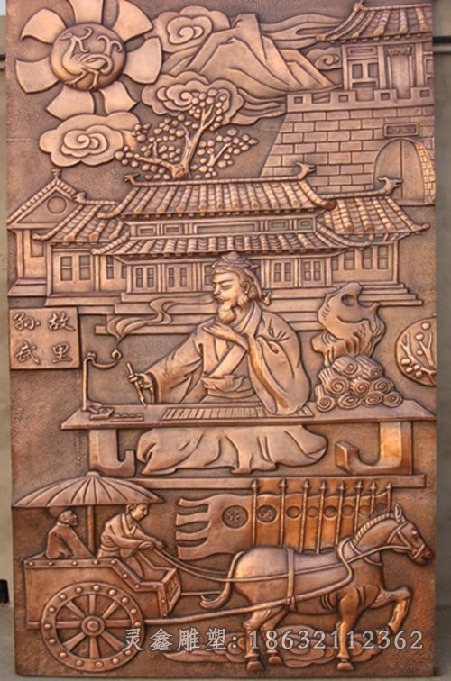浮雕壁画景观抽象铜雕