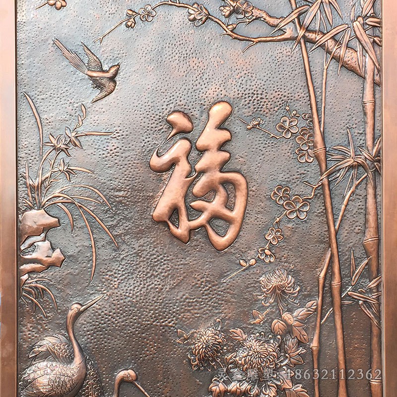 浮雕景观标志铜雕