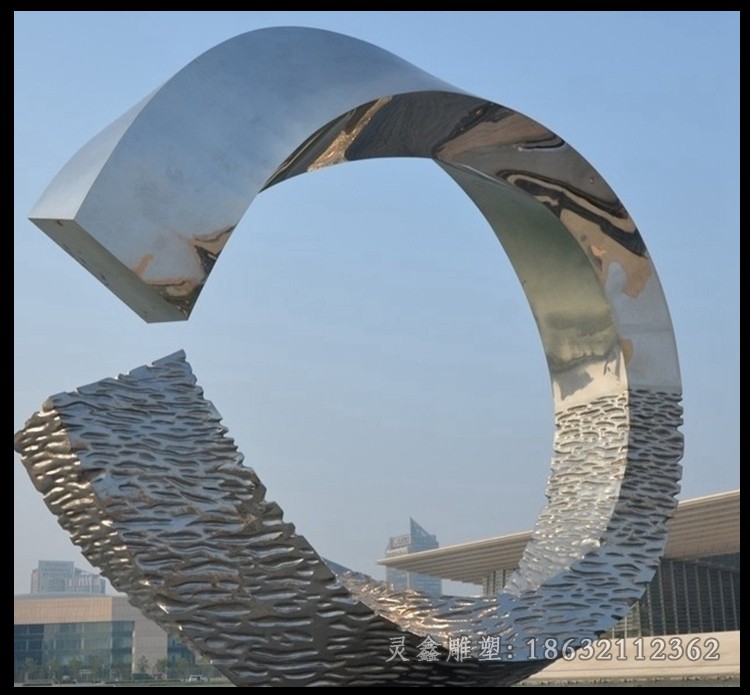 不锈钢字母商场景观雕塑