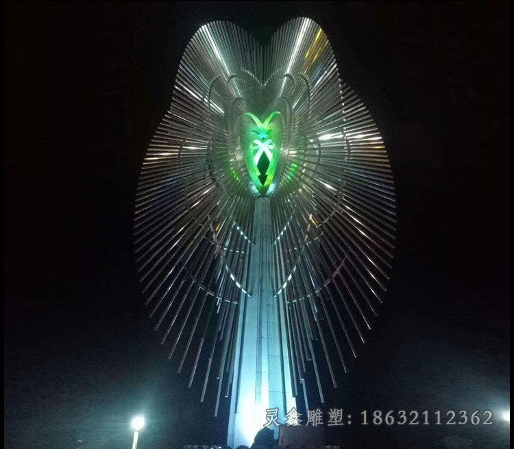 不锈钢风动小区景观雕塑
