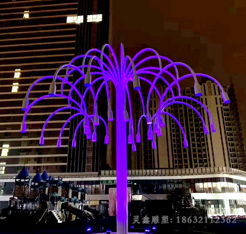 不锈钢风动别墅景观雕塑