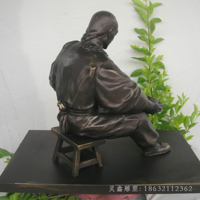 中医制药城市古代人物铜雕