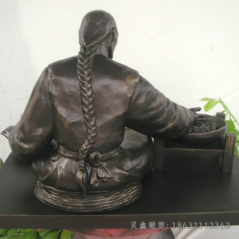 中医制药校园古代人物铜雕