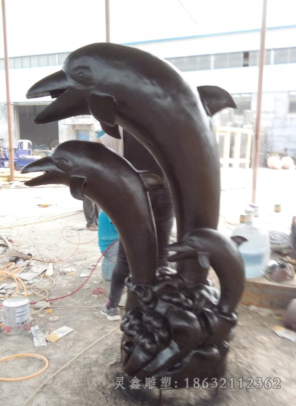 海豚动物雕塑 (1)[1]