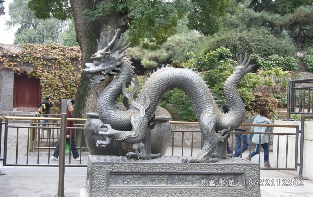 神兽龙园林动物铜雕