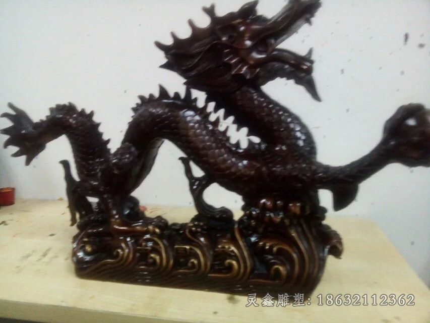 神兽龙别墅动物铜雕