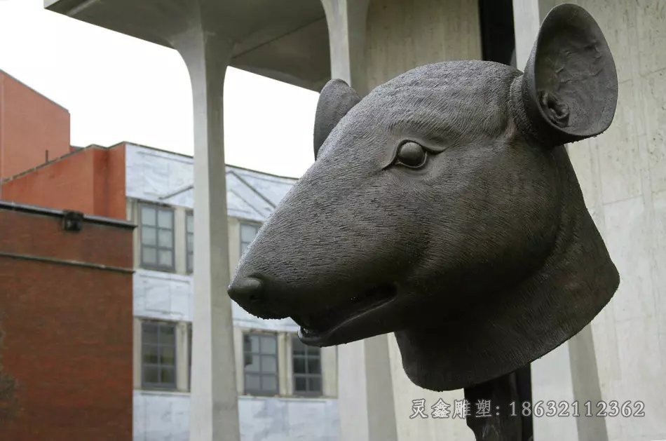 十二生肖动物城市铜雕