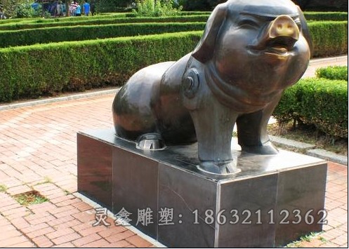 十二生肖景观动物铜雕