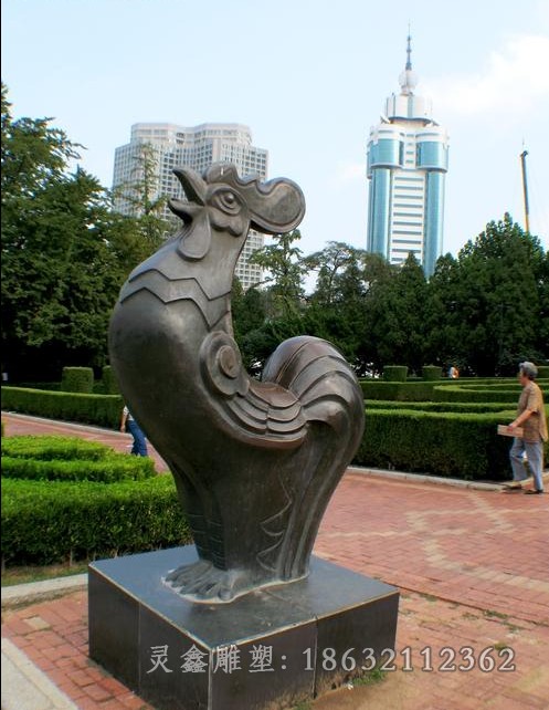十二生肖标志动物铜雕