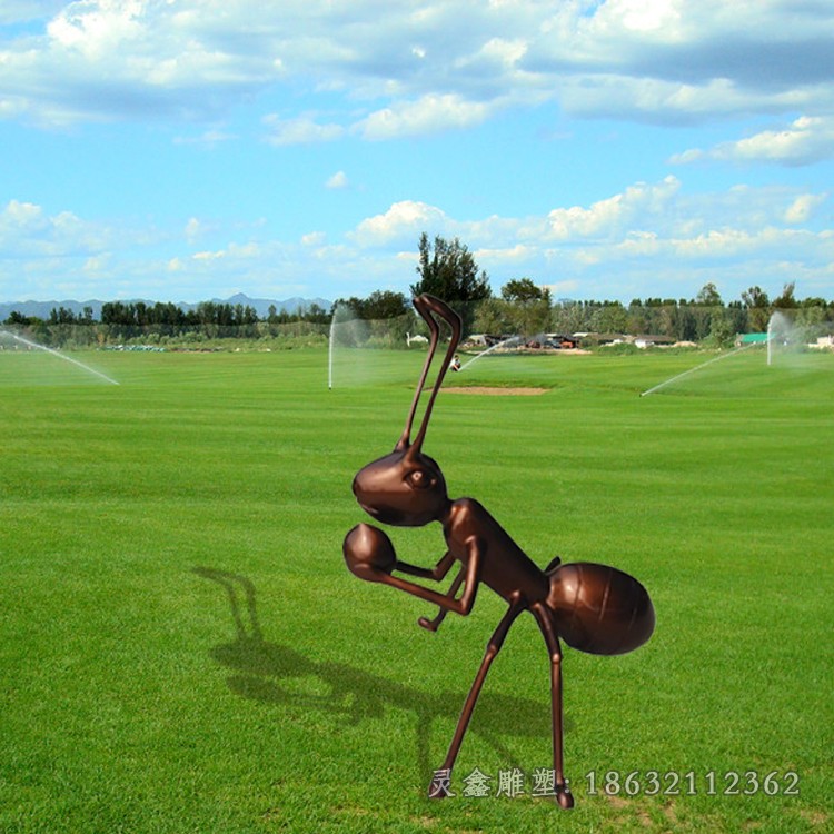 蚂蚁战士动物标志铜雕