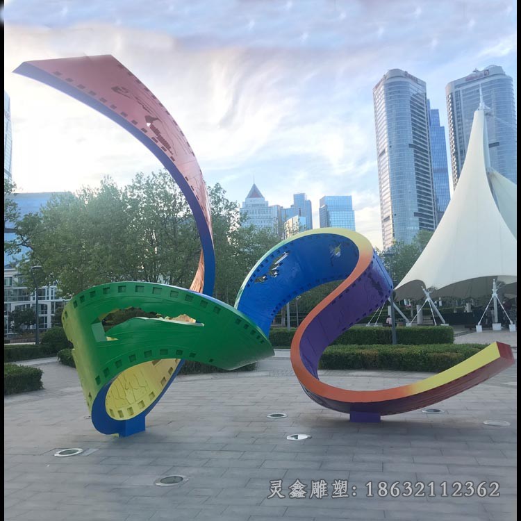 不锈钢景区彩绘景观雕塑