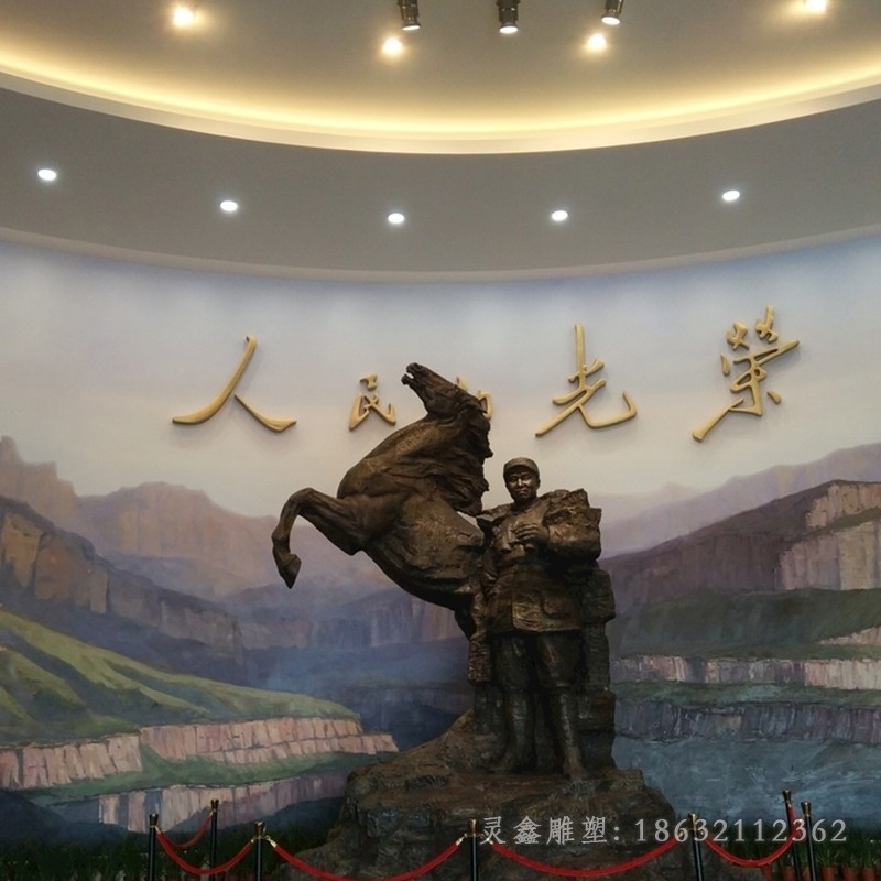 军事家名人朱德景观铜雕