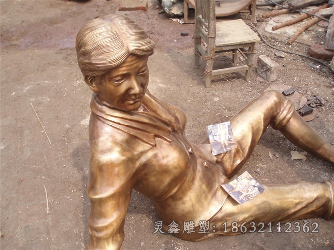人物城市小品景观铜雕