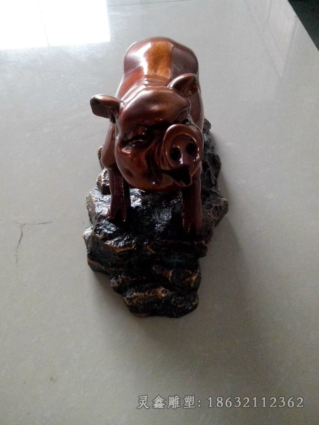 生肖动物街边景观铜雕