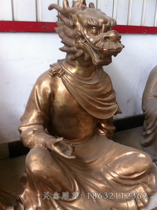 生肖动物标志景观铜雕