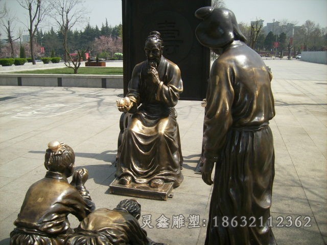 人物小品城市景观铜雕