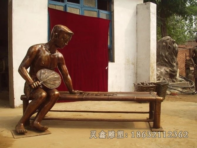 人物小品城市景观铜雕