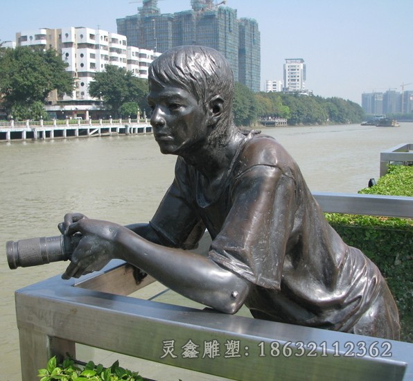 人物小品公园景观铜雕
