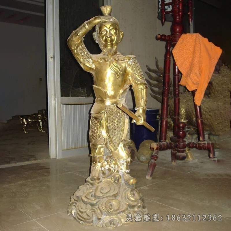 孙悟空广场景观铜雕