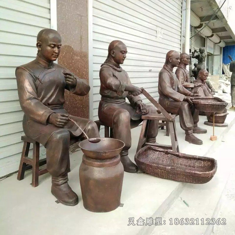 中医制药校园人物铜雕