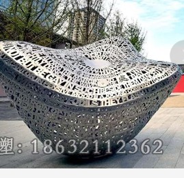 镂空不锈钢公园雕塑