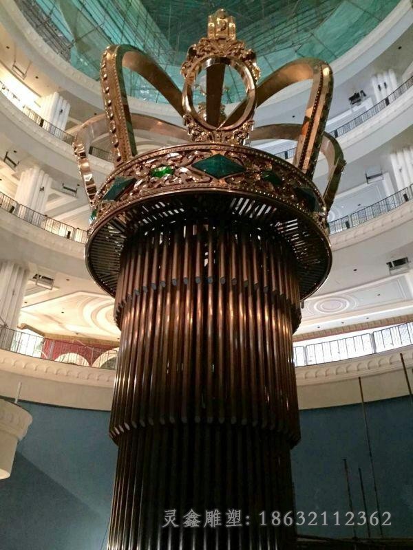皇冠商场景观铜雕