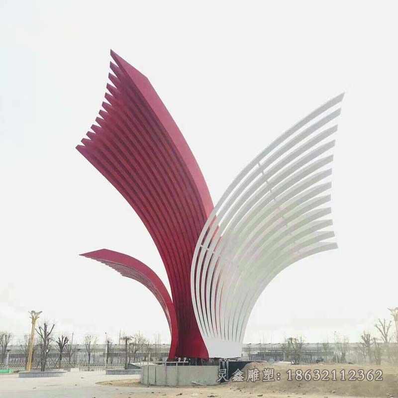彩绘大型标志景区不锈钢雕塑